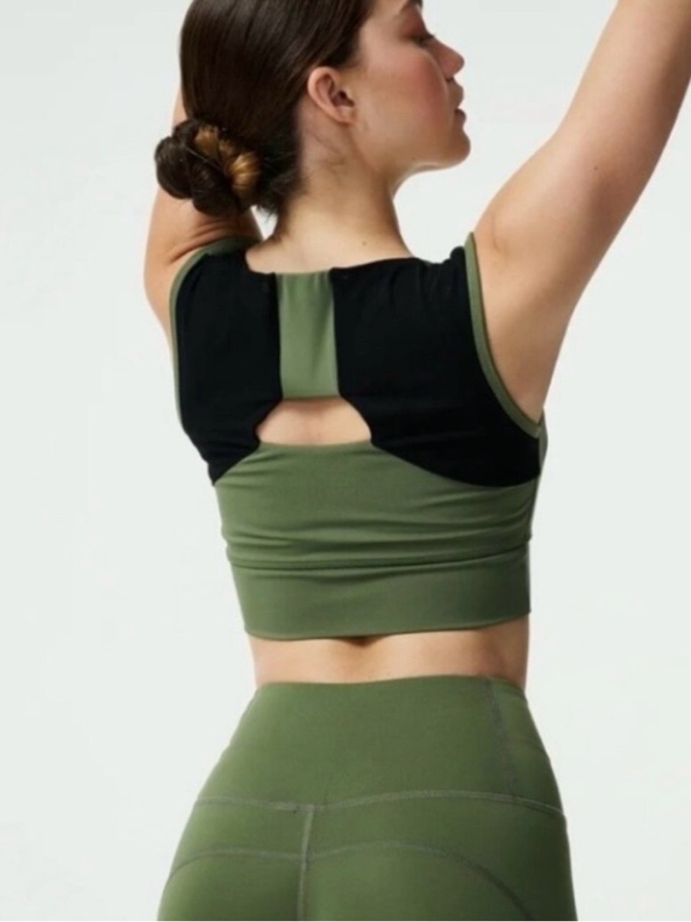 Forme Power Bra Sage Green Size M - Picture 2 of 5